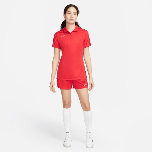 Nike Womens Academy 23 Polo Uni Red/Gym Red